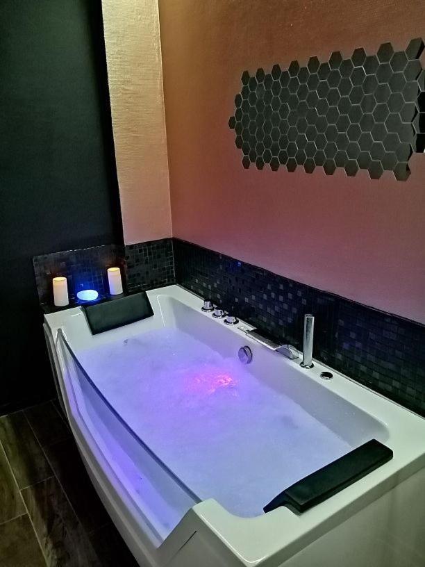 Appartement Avec Balneo Et Sauna Privatif - Le Rose Cuivre 特鲁瓦 外观 照片